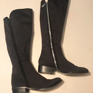 Donald J. Pliner Naba Black Leather Boots Size 7